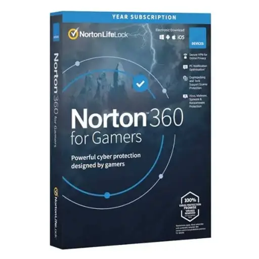 Norton 360 for Gamers | PC/Mac/Mobile | Product Key | Email Delivery